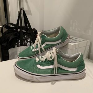 VANS OLD SKOOL GREEN UNISEX 9.5/11